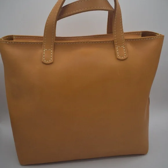 Portland Leather Customized Sunflower Medium Crossbody Tote NWOT - Picture 7 of 13